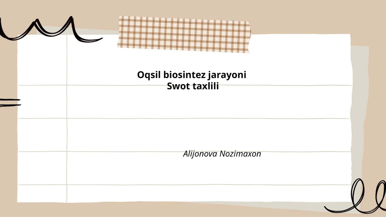 Oqsil biosintez jarayoni 1