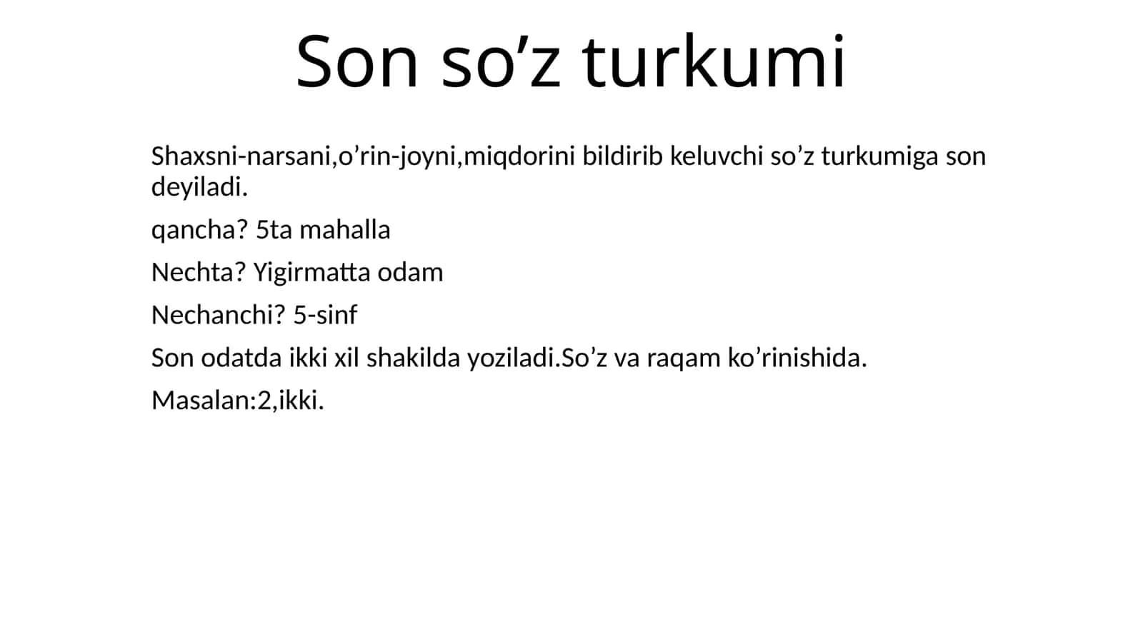 Sonso’zturkumi 1