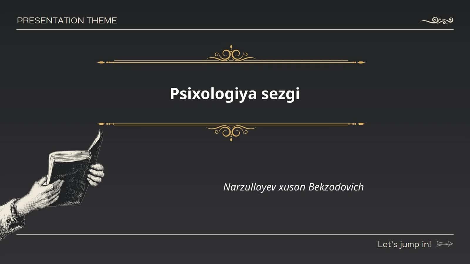 Psixologiya sezgi 1