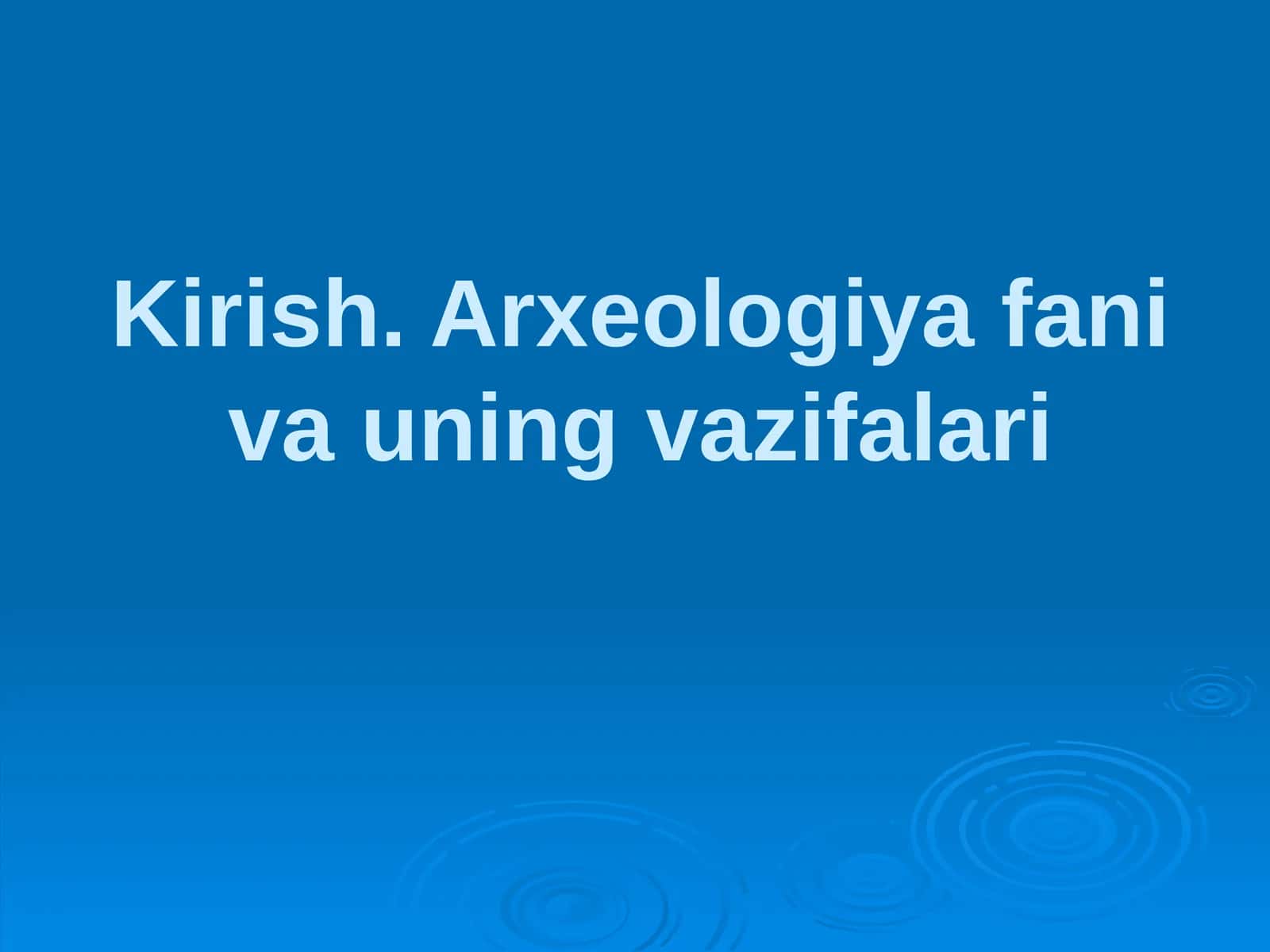 Ma’ruza rejasi 1