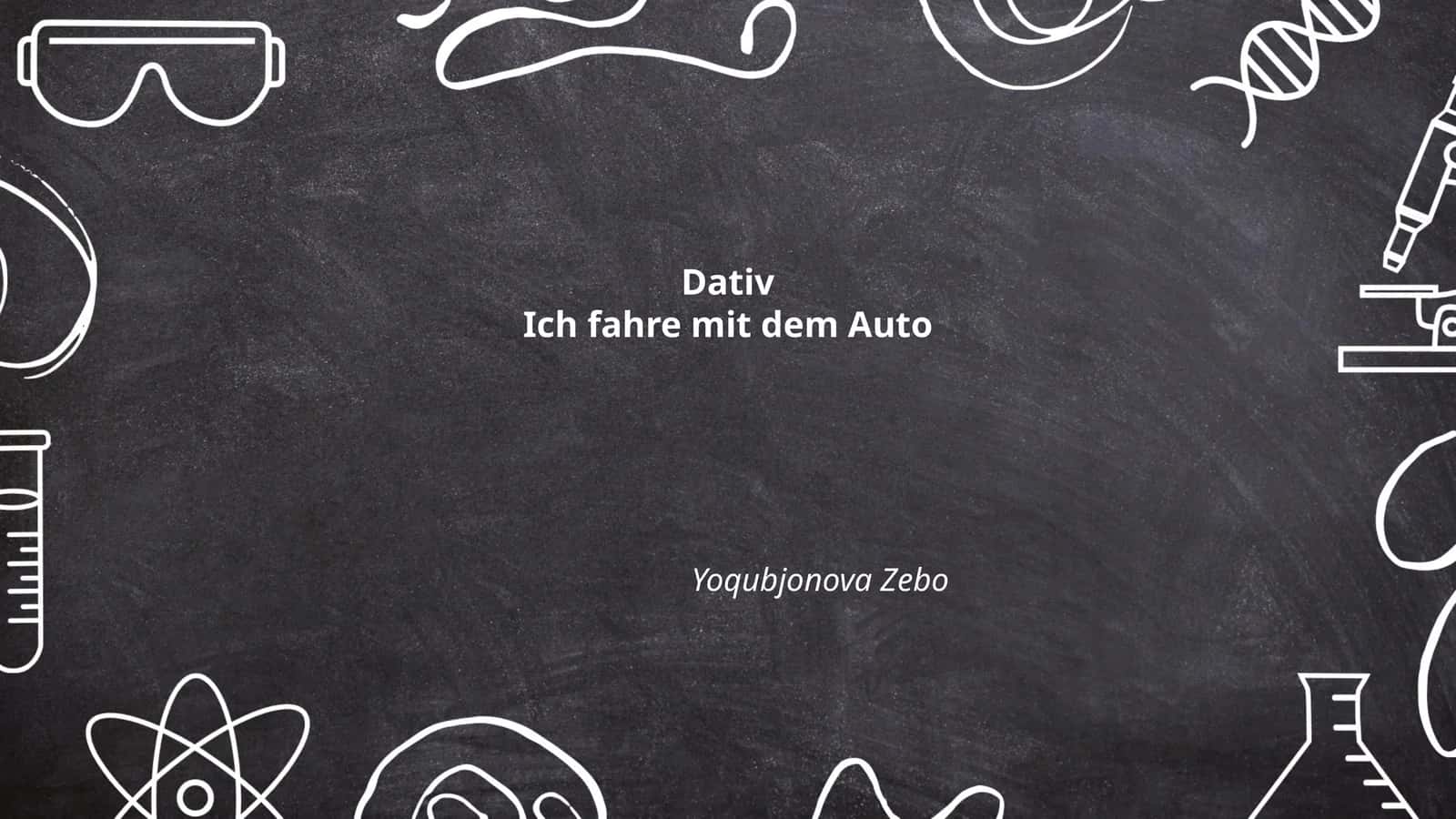 Präpositionen mit Dativ 1