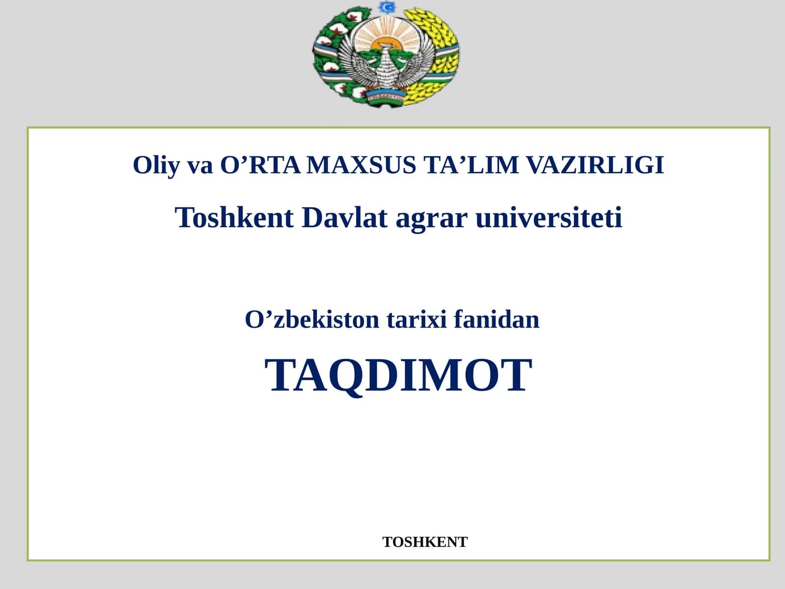O`zbekiston san'ati 50–80 yillarida 1