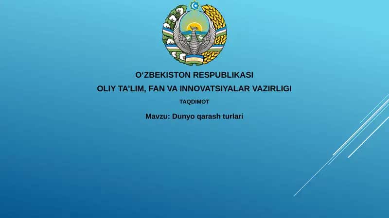 Dunyoqarashlar 1