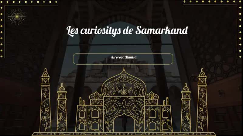 Les curiositys de Samarkand 1