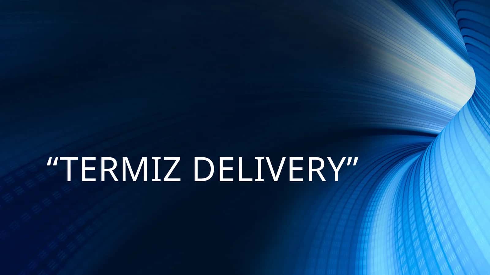 TERMIZ DELIVERY 1