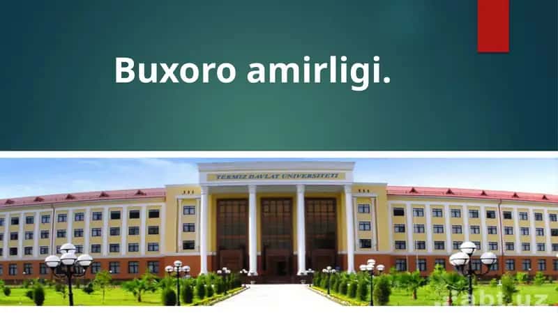 Buxoro amirligi 1
