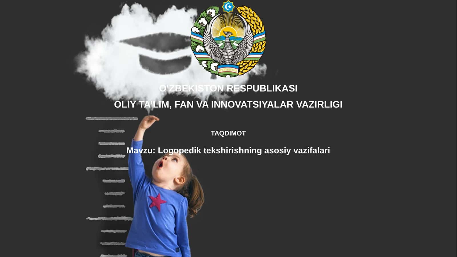 Logopedik tekshirishning asosiy vazifalari 1