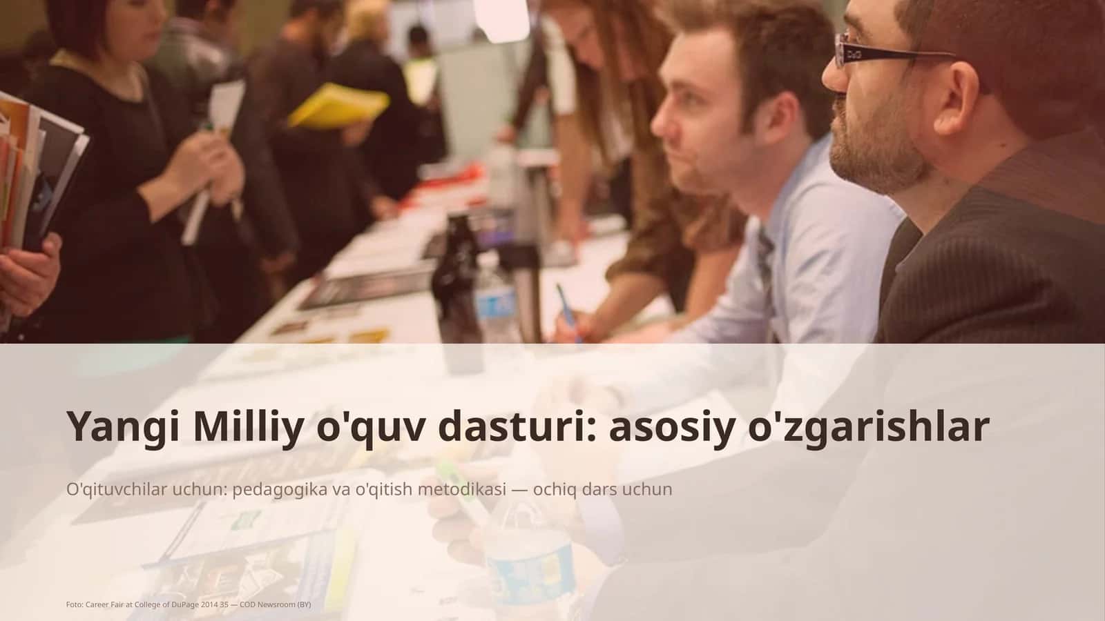 Yangi Milliy o'quv dasturi: asosiy o'zgarishlar 1