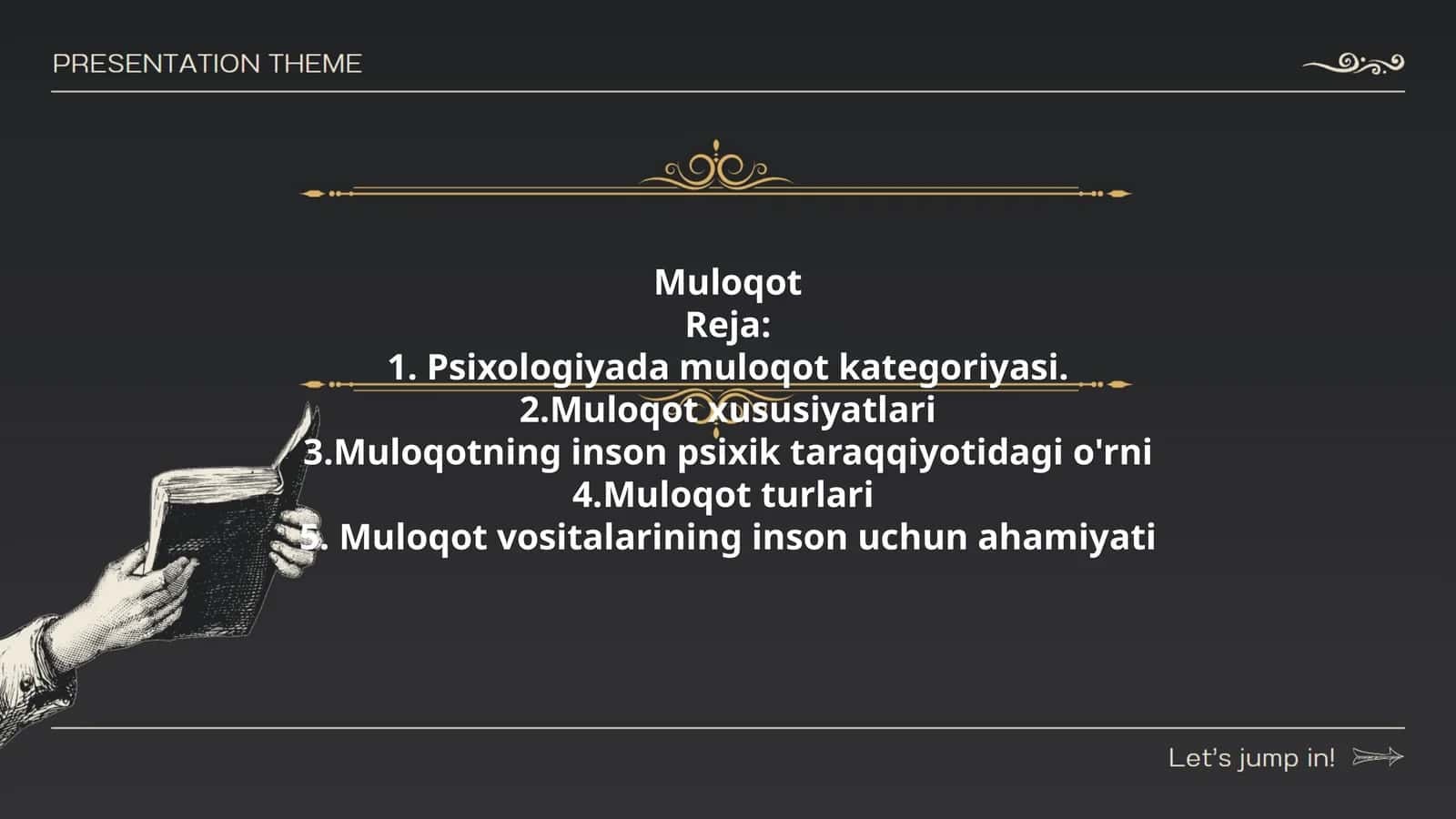 Muloqot 1