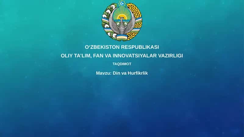 Din va Hurfikrlik 1