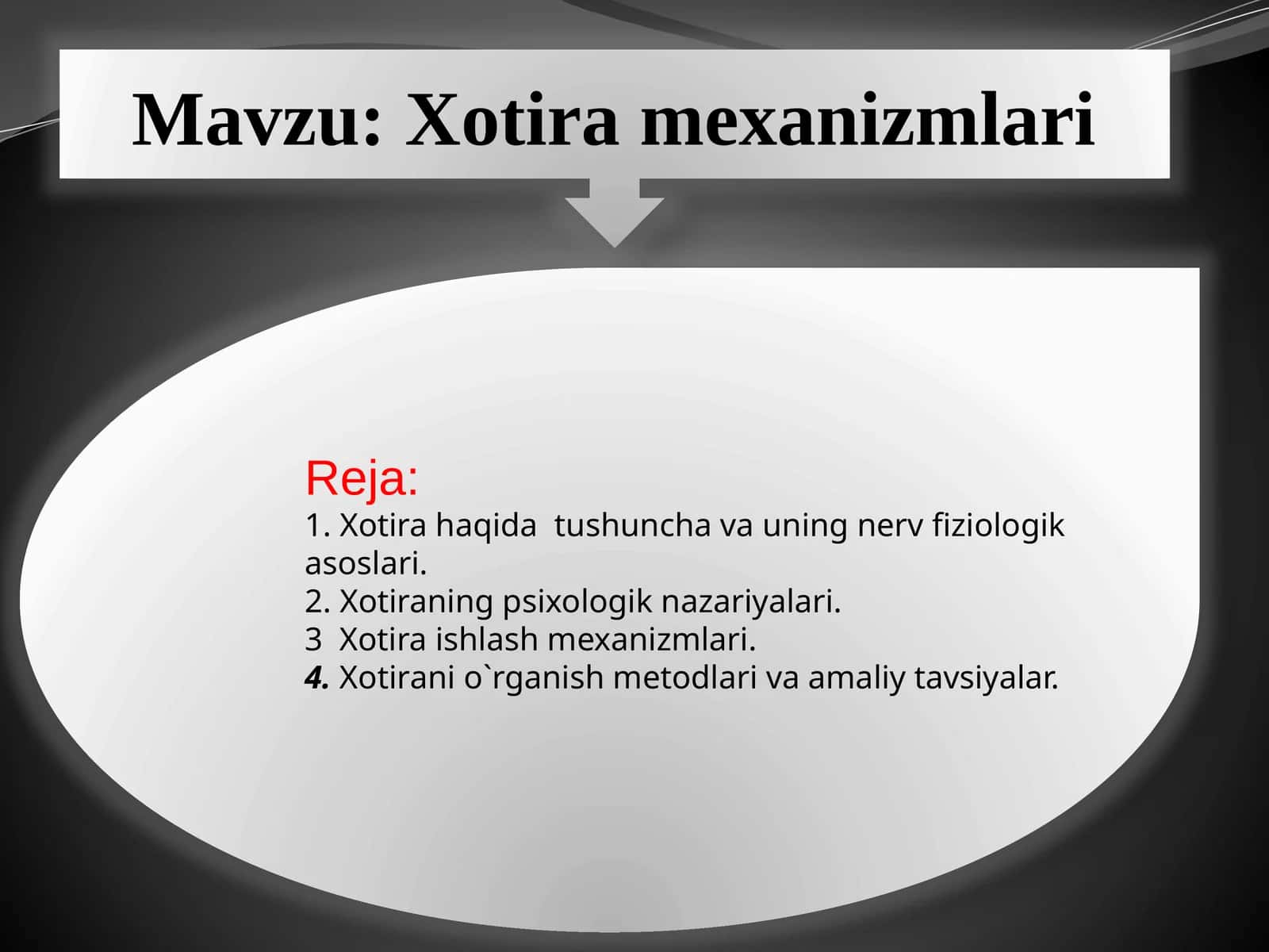 Xotiramexanizmlari 1