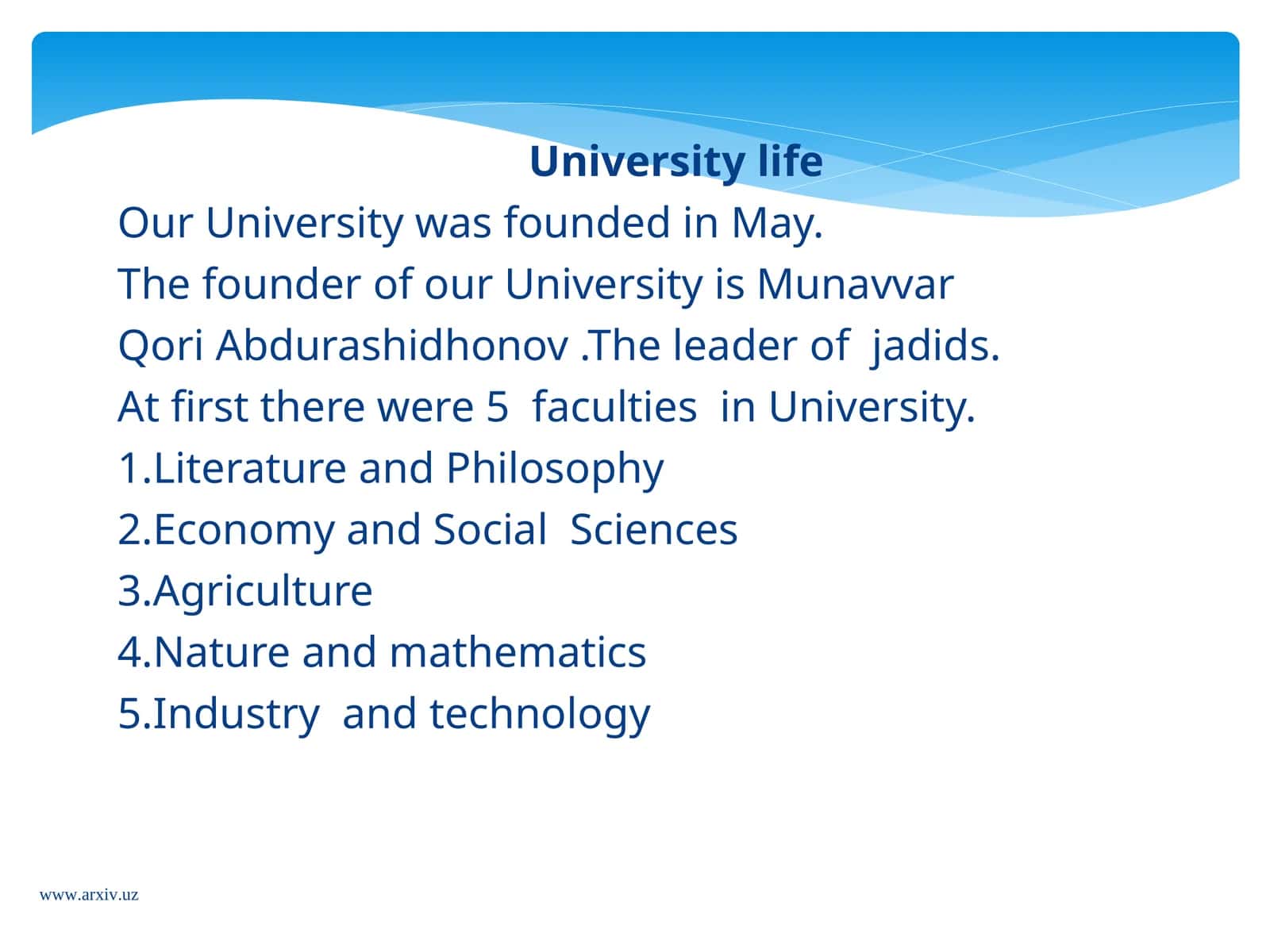 University life 1