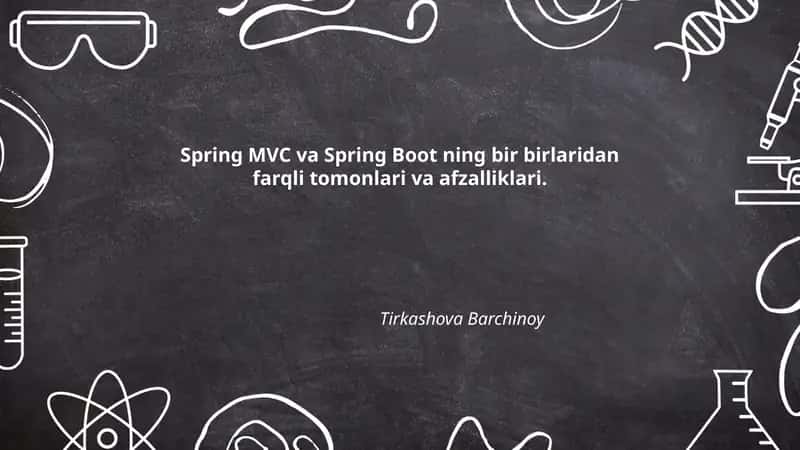 Spring MVC va Spring Boot farqi 1