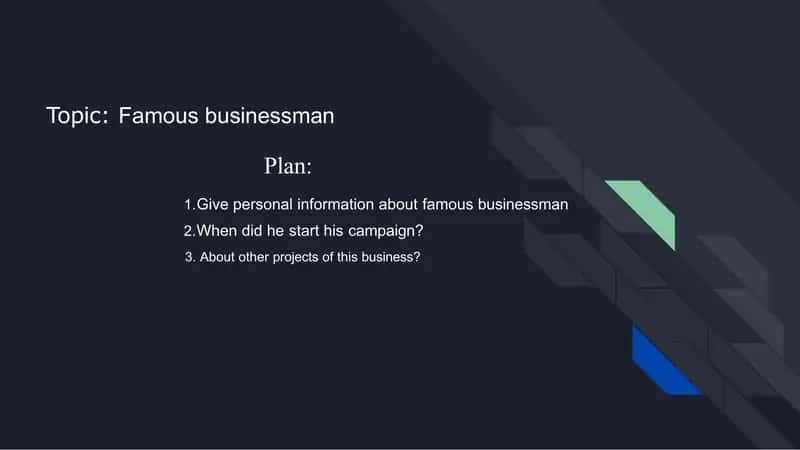 Famous businessman​ 1