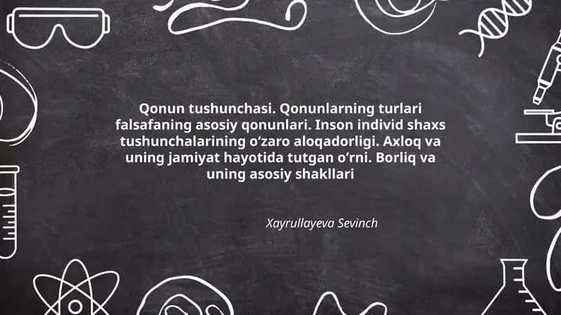 Qonun tushunchasi 1