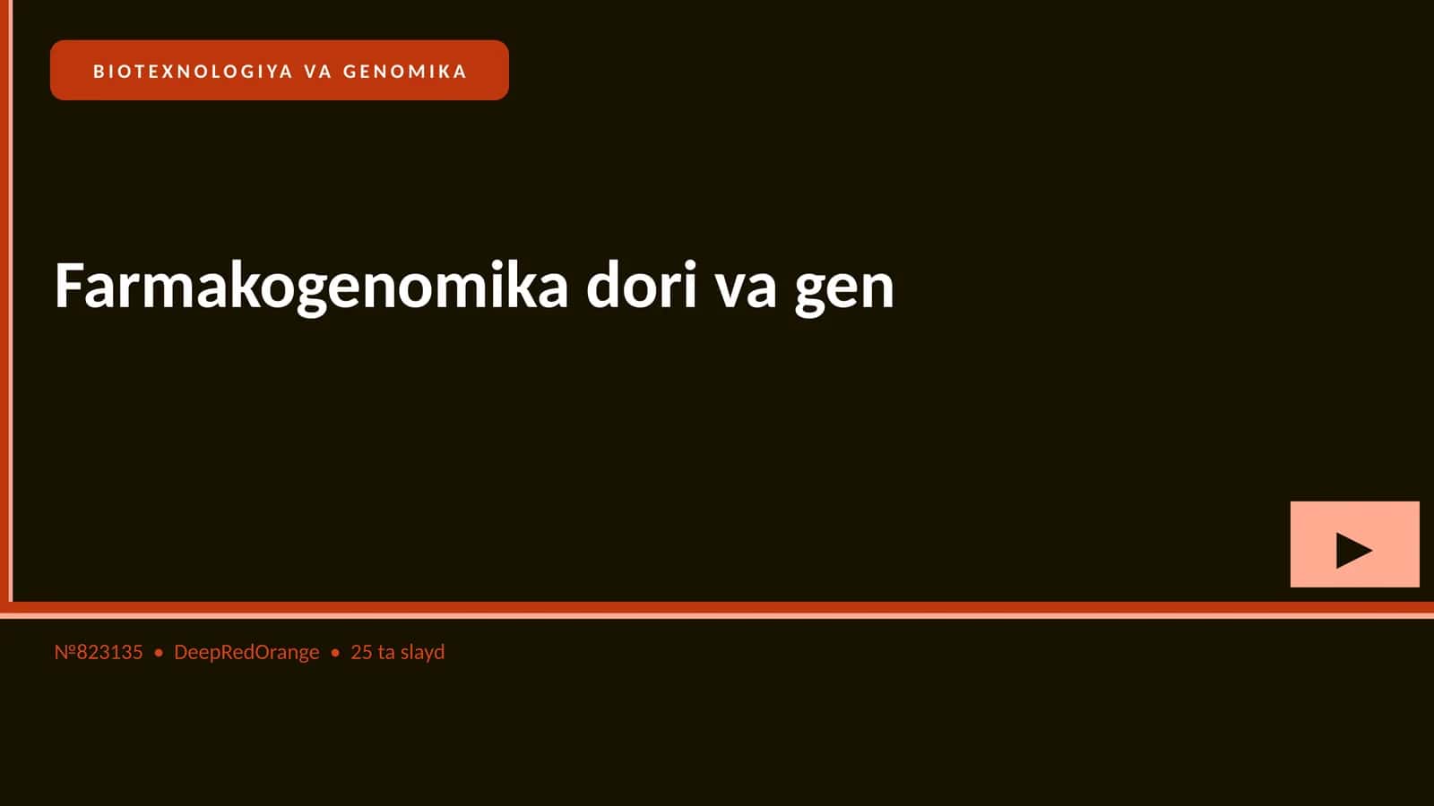 Farmakogenomika dori va gen 1