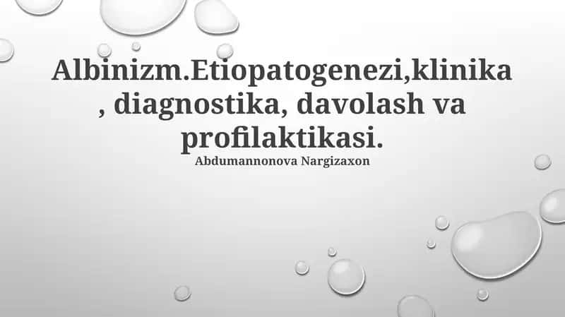Albinizm 1