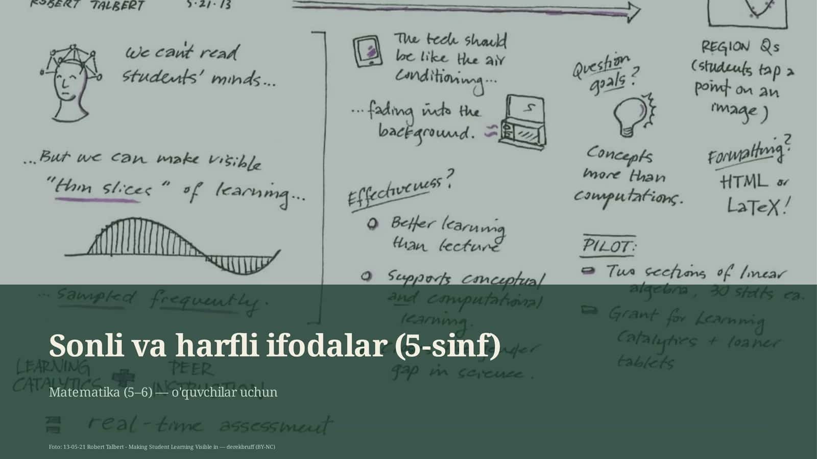 Sonli va harfli ifodalar (5-sinf) 1