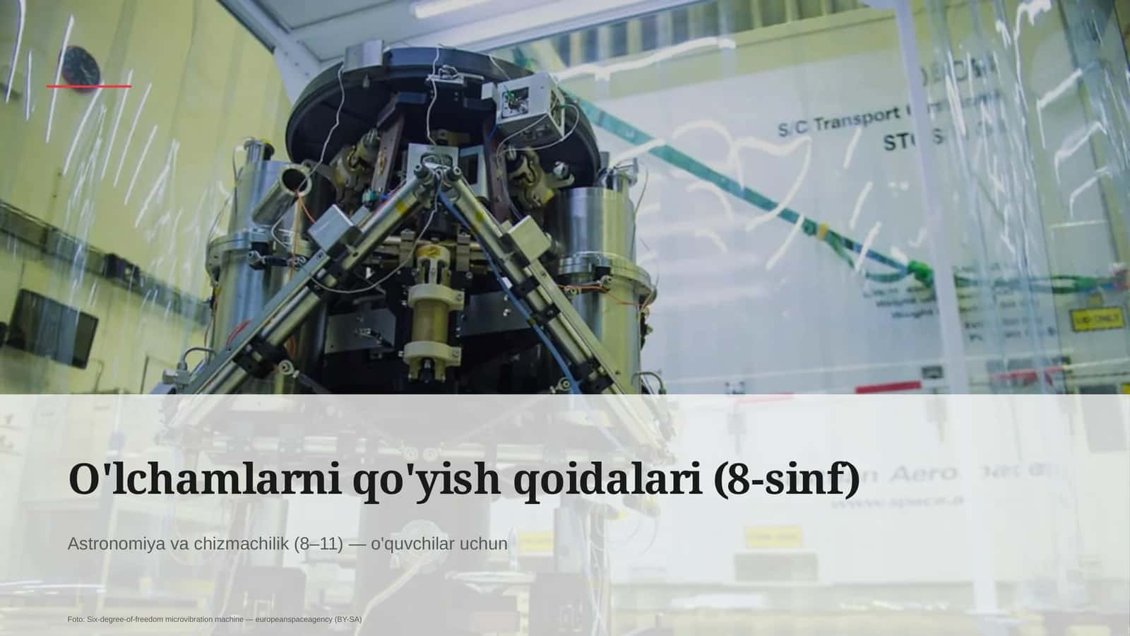 O'lchamlarni qo'yish qoidalari (8-sinf) 1