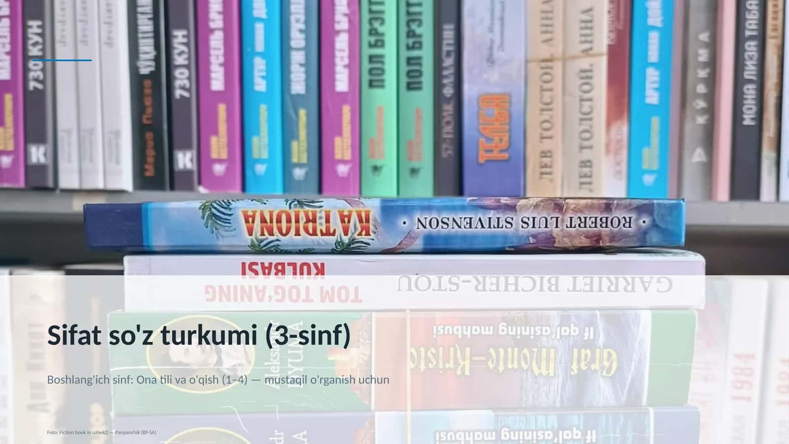 Sifat so'z turkumi (3-sinf) 1