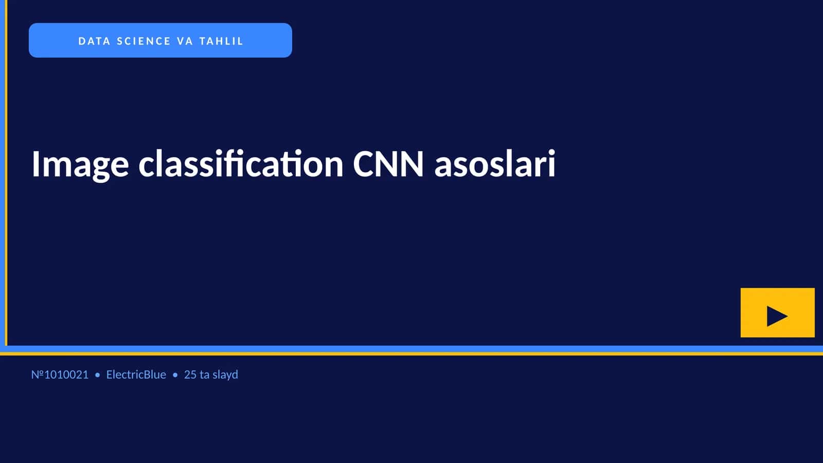 Image classification CNN asoslari 1