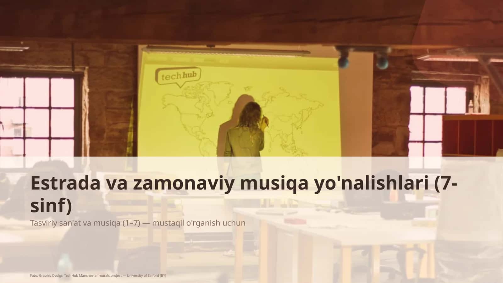 Estrada va zamonaviy musiqa yo'nalishlari (7-sinf) 1