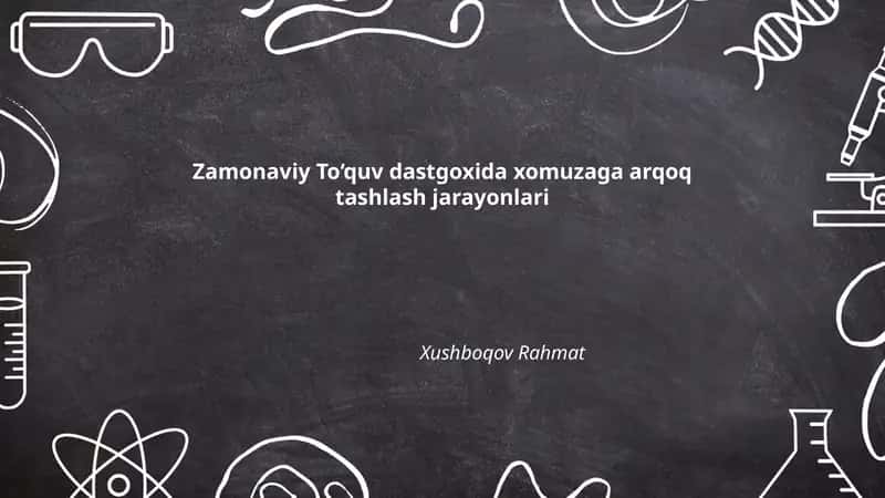 Arqoq tashlash jarayoni 1