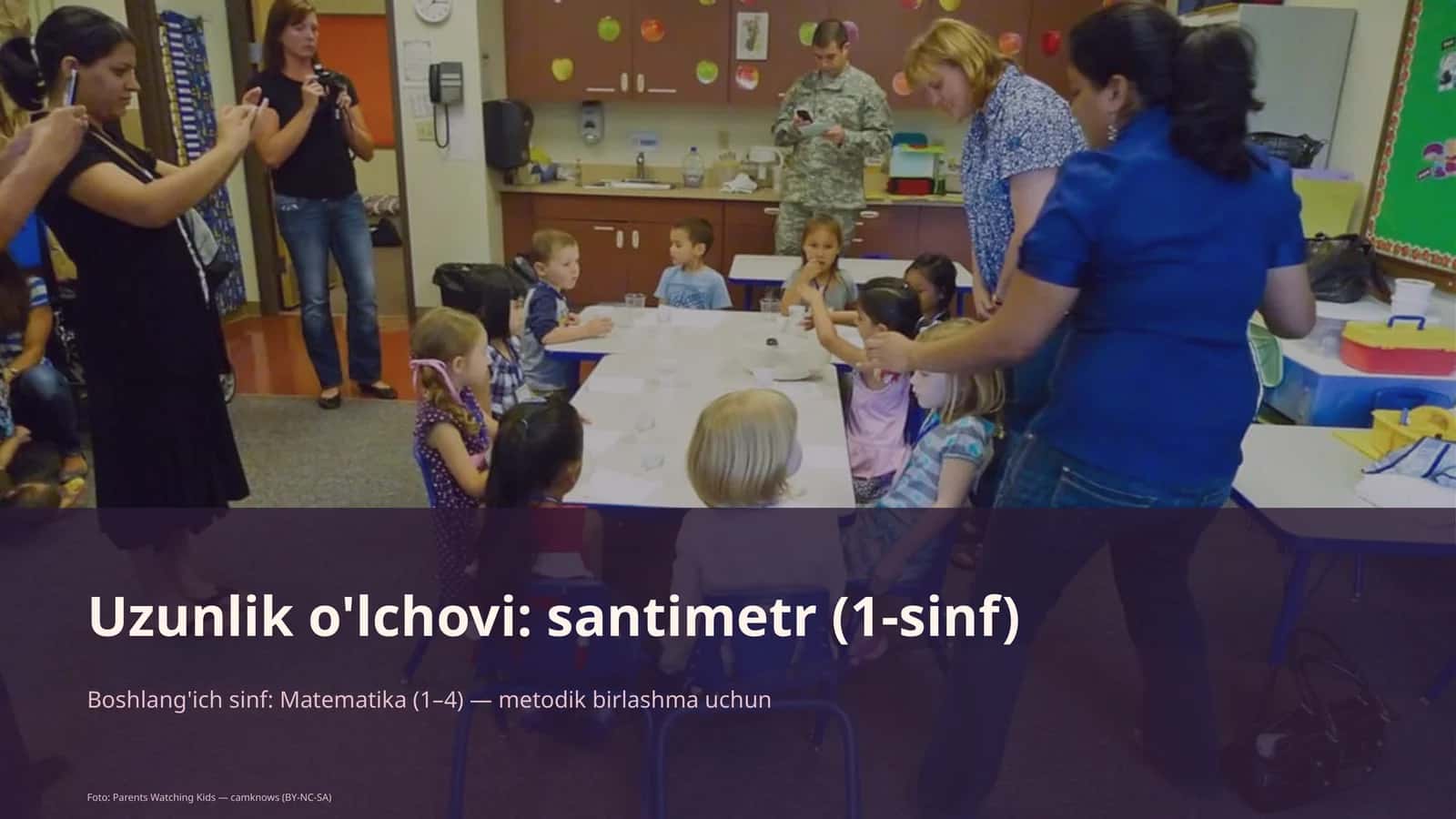 Uzunlik o'lchovi: santimetr (1-sinf) 1