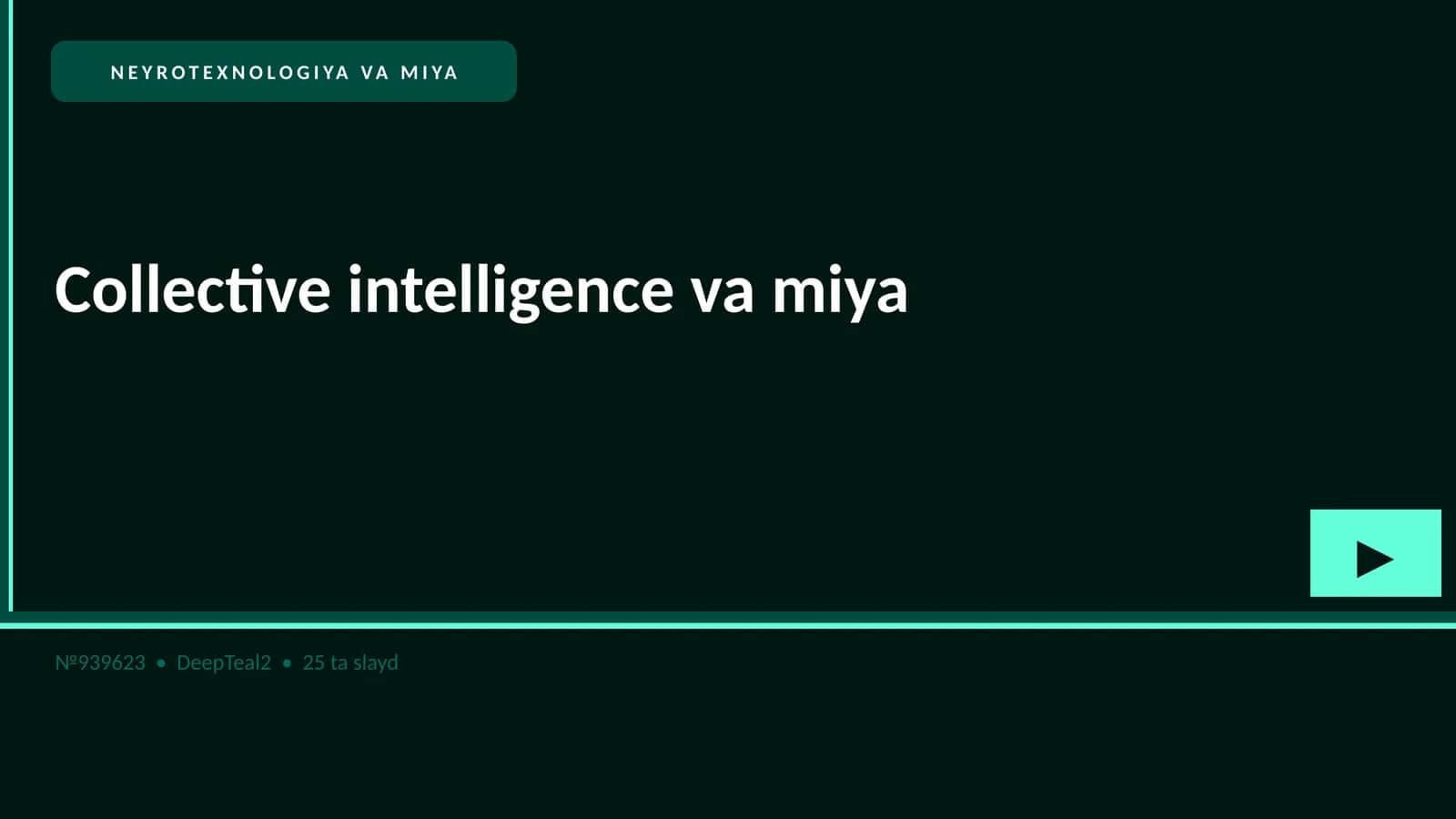 NEYROTEXNOLOGIYA VA MIYA 1