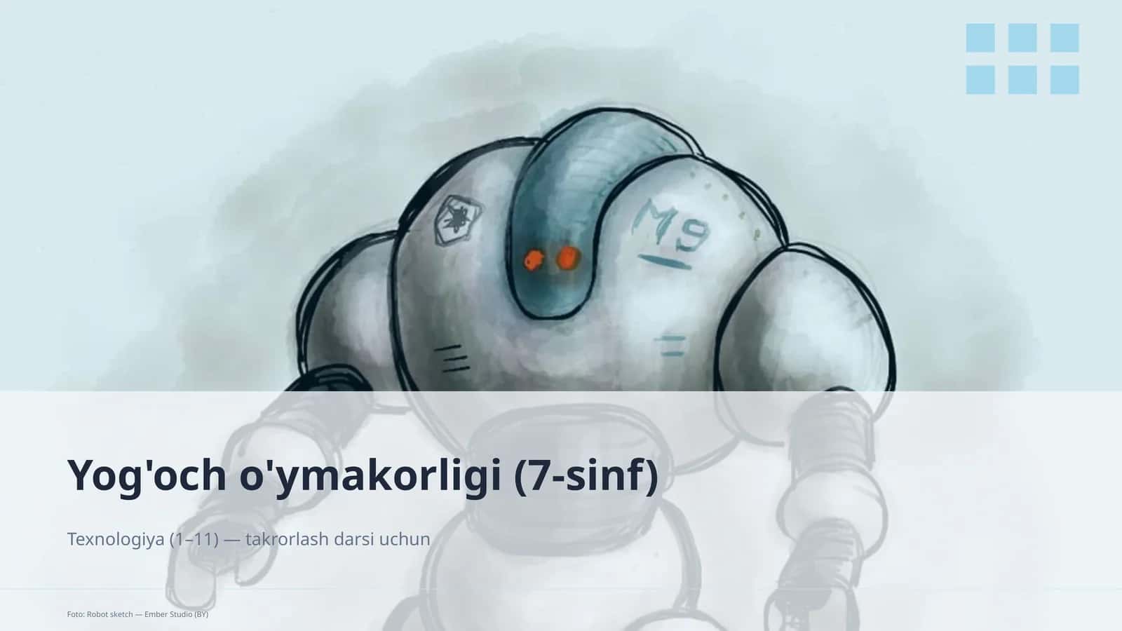 Yog'och o'ymakorligi (7-sinf) 1
