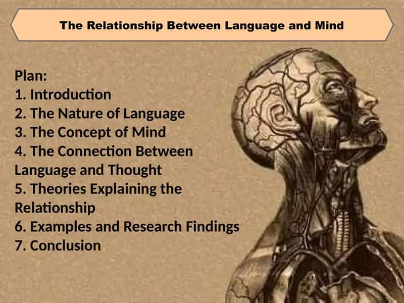 Ppt about language&mind 1
