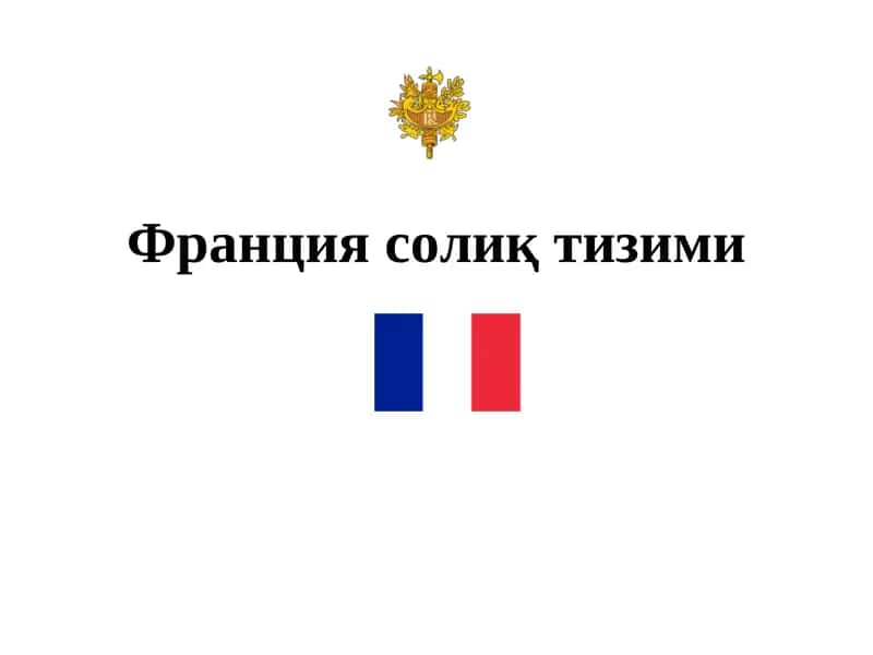 Франция солиқ тизими 1