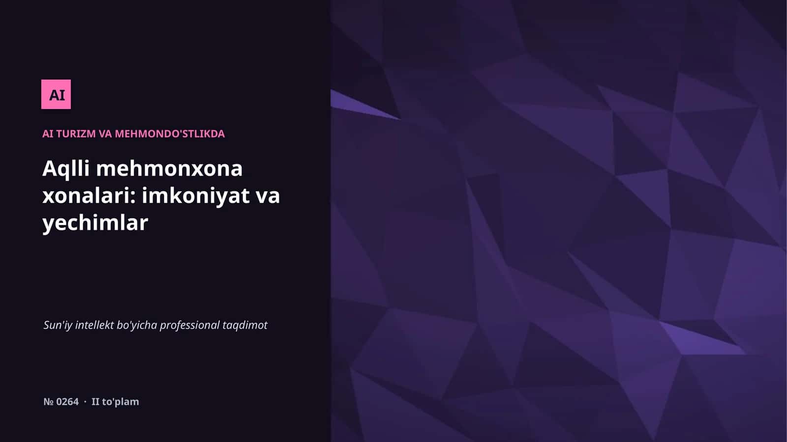 Aqlli Mehmonxona Xonalari: Imkoniyat va Yechimlar 1