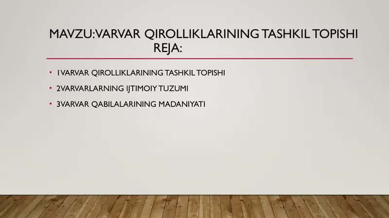 Varvar Qirolliklarining Tashkil Topishi 1