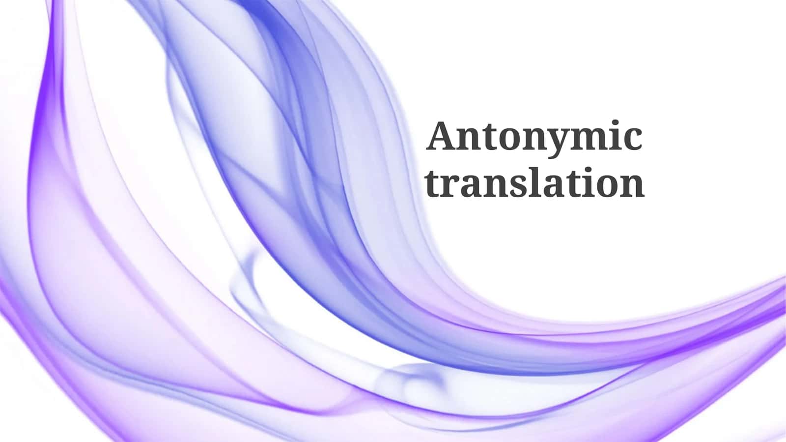 Antonymic translation 1