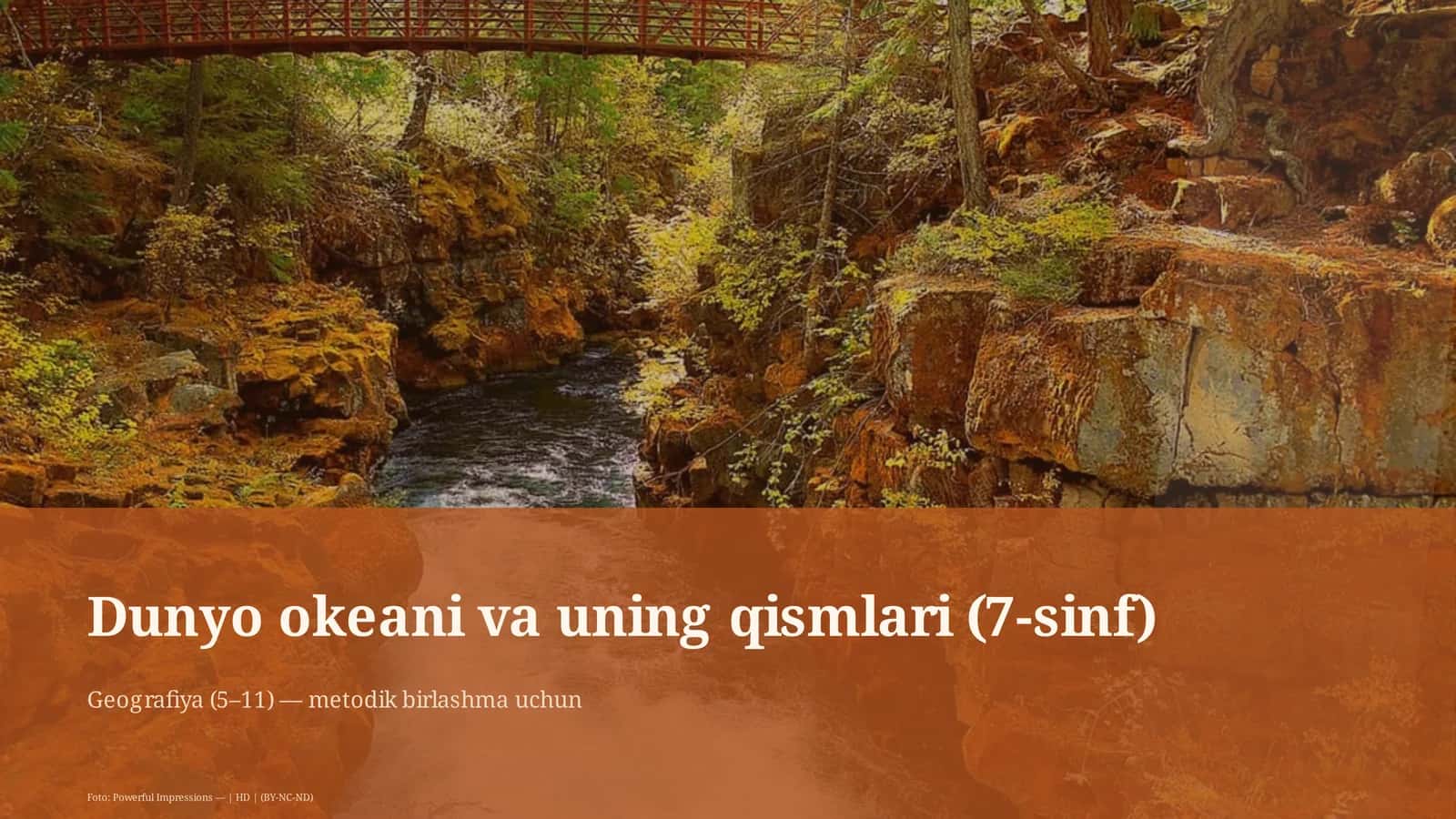 Dunyo okeani va uning qismlari (7-sinf) 1