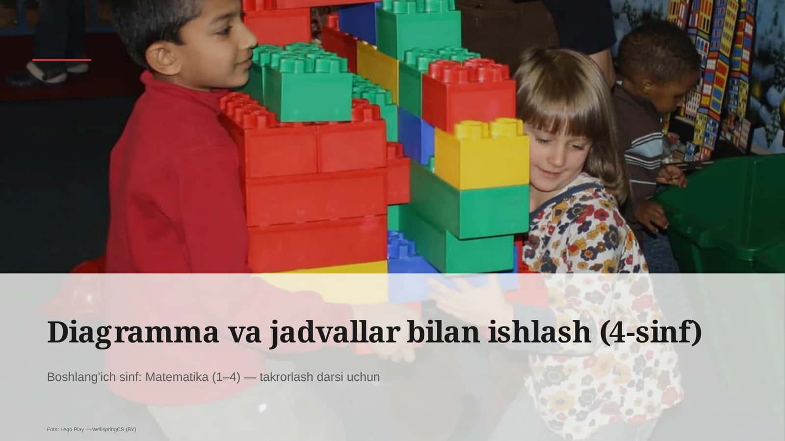 Diagramma va jadvallar bilan ishlash (4-sinf) 1
