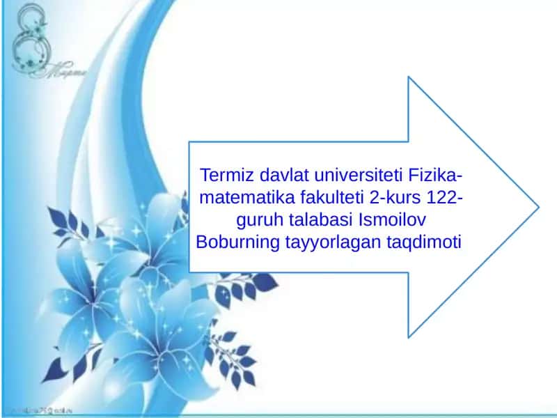 Tebranish konturlari 1