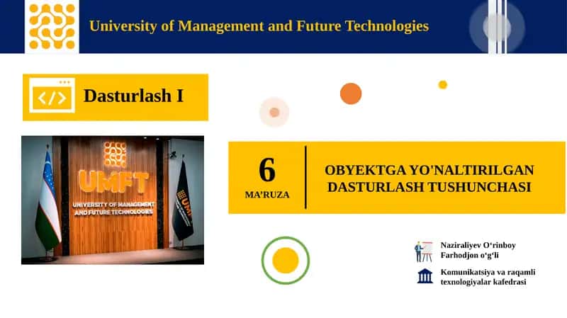 University of Management and Future Technologies 1