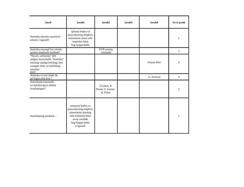 Statistika 1