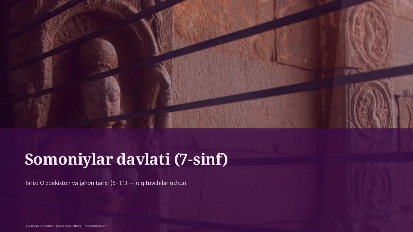 Somoniylar davlati (7-sinf) 1