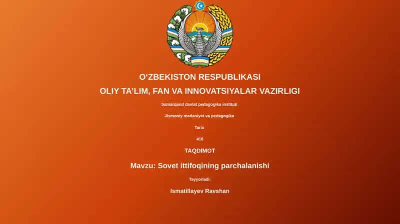 Sovet ittifoqining parchalanishi 1