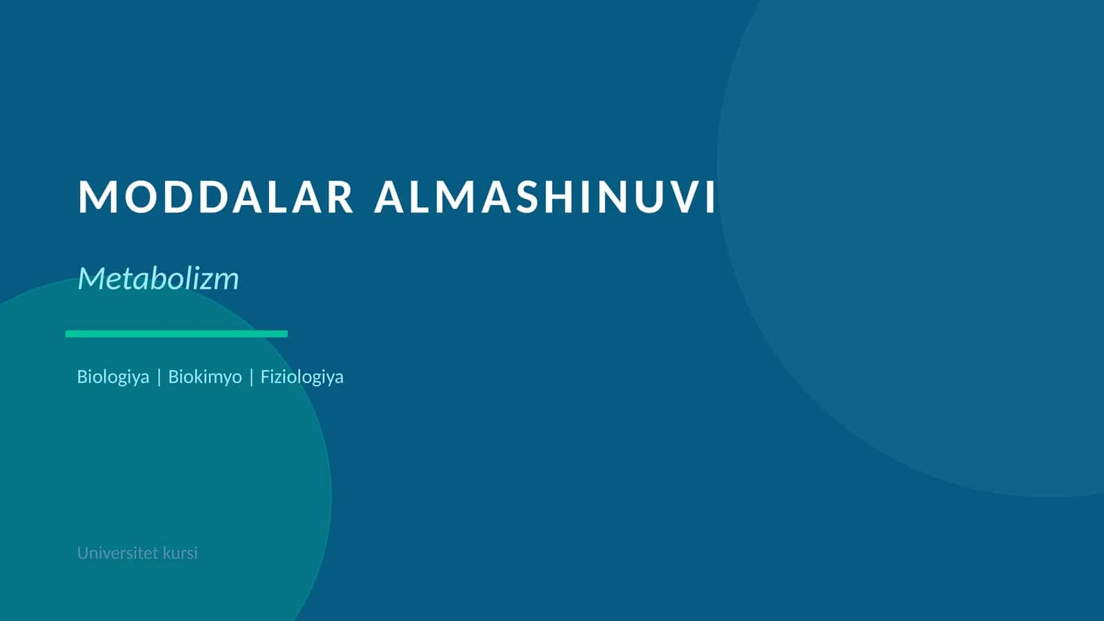 MODDALAR ALMASHINUVI 1