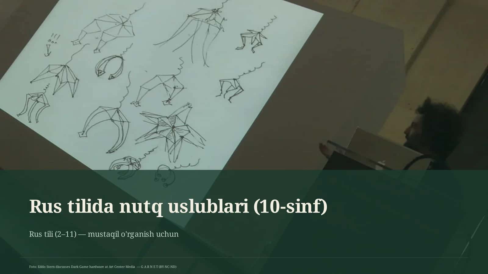 Rus tilida nutq uslublari (10-sinf) 1