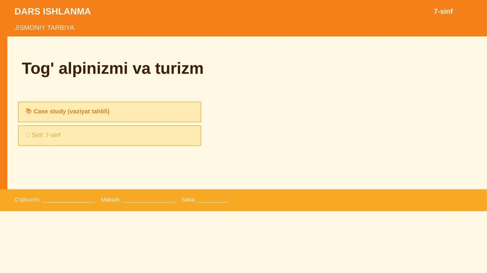DARS ISHLANMA 1