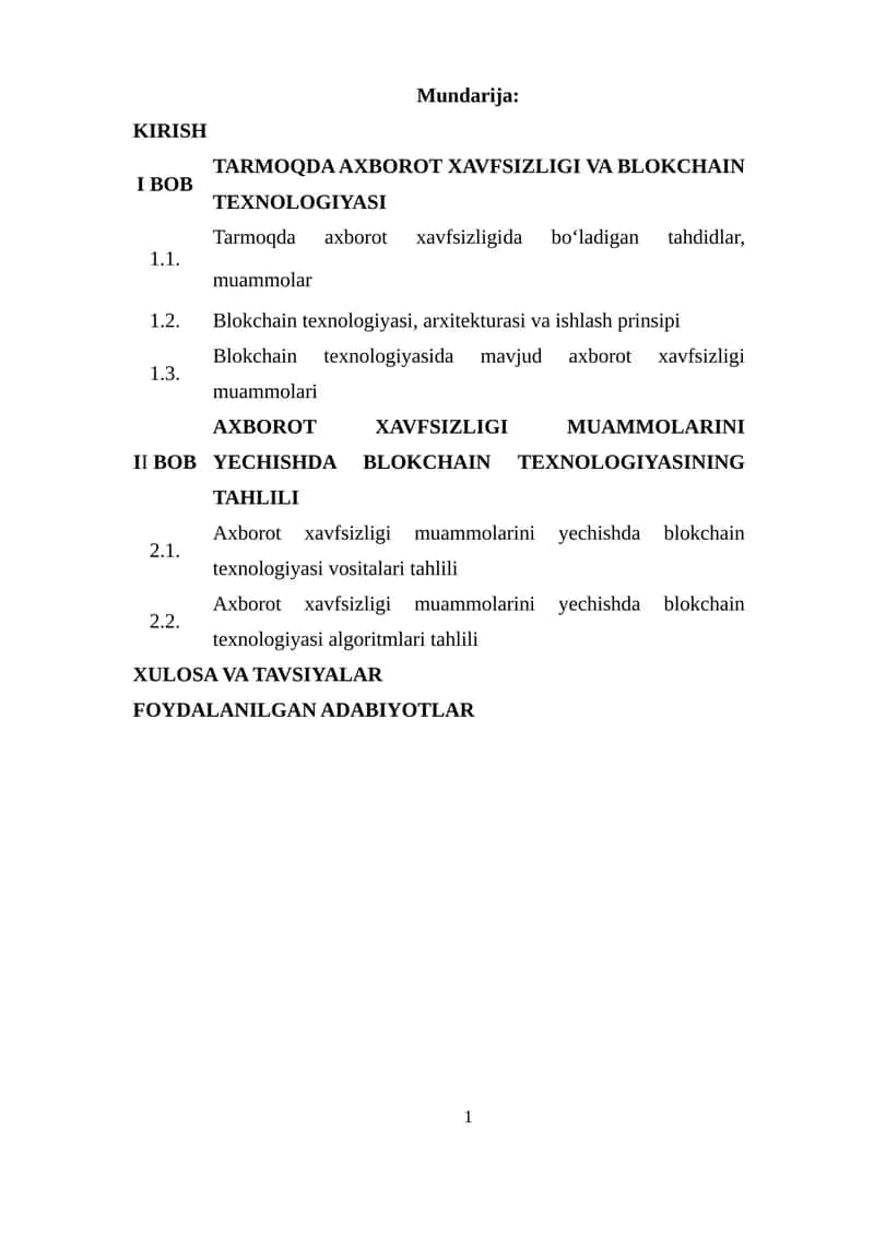 Blokchain texnologiyasi 1