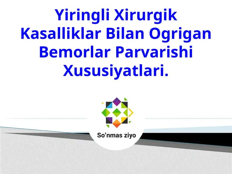 Yiringli jarrohlik 1