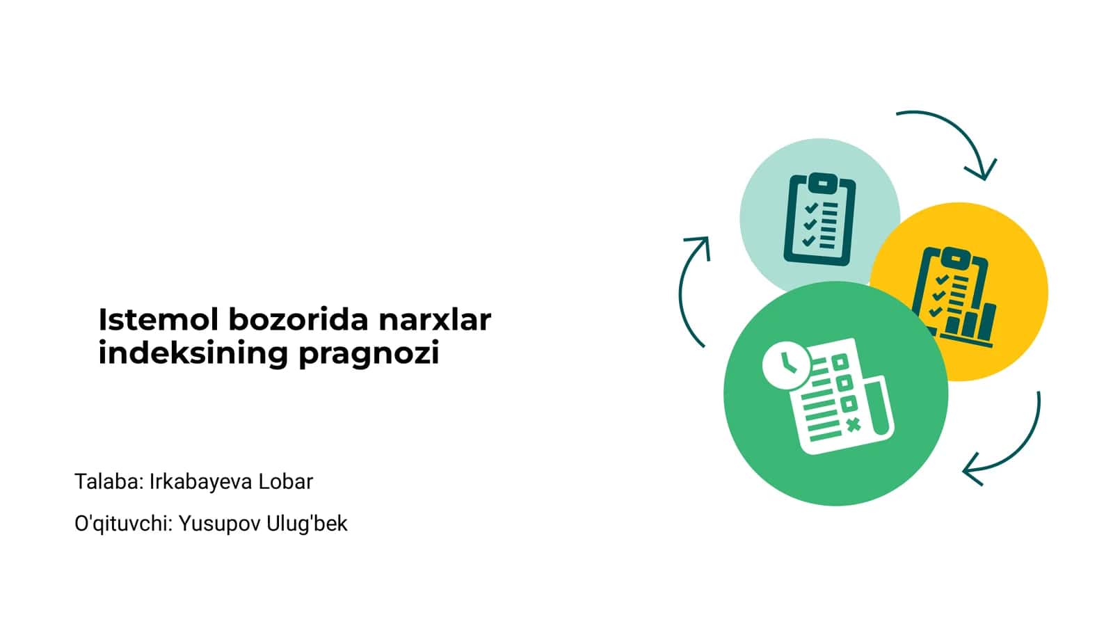 Istemol bozorida narxlar indeksining pragnozi 1