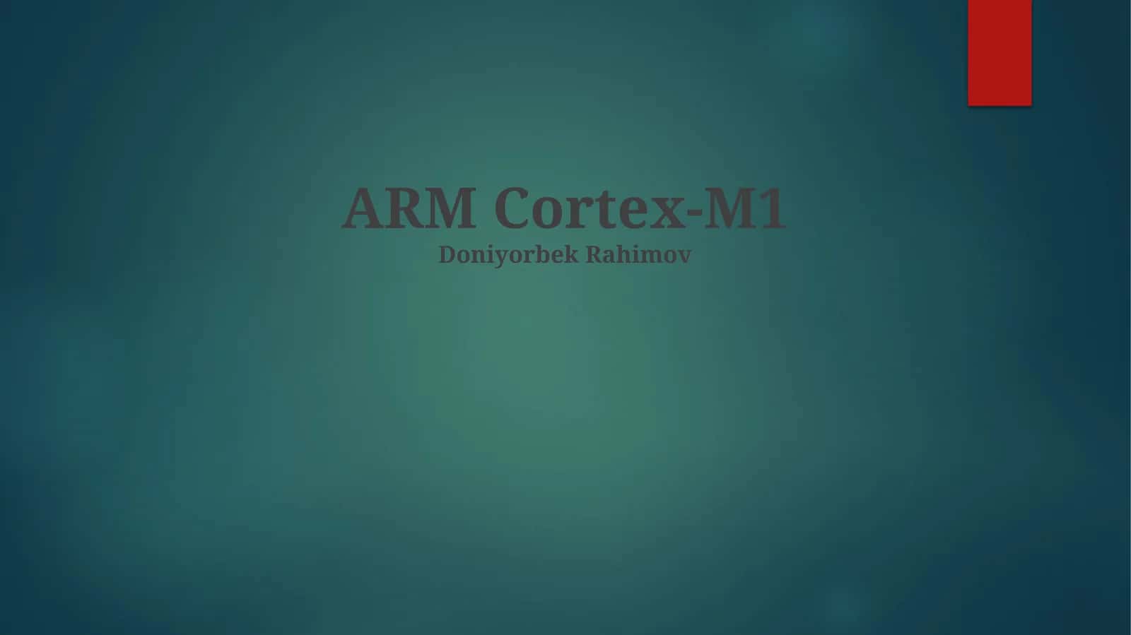 Cortex-M1 1