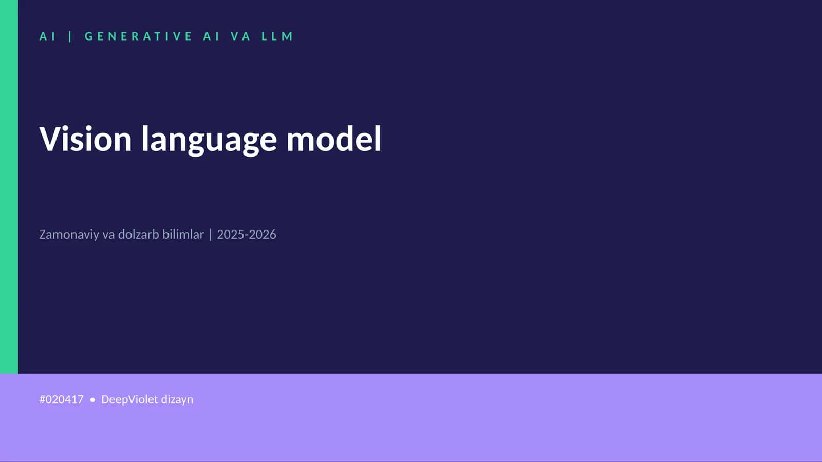 Vision language model 1